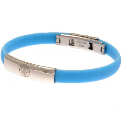 Manchester City FC Colour Silicone Bracelet Image 1