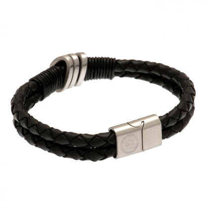 Leicester City FC Leather Bracelet Image 1
