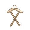 West Ham United FC 9ct Gold Hammers Pendant Image 2