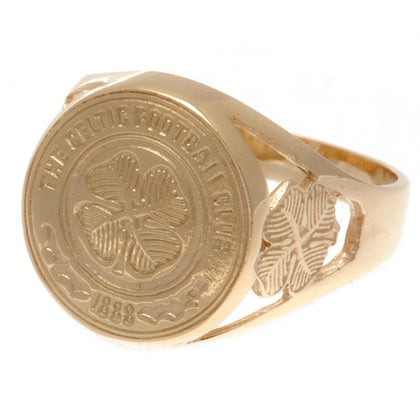 Celtic FC 9ct Gold Crest Ring Image 1