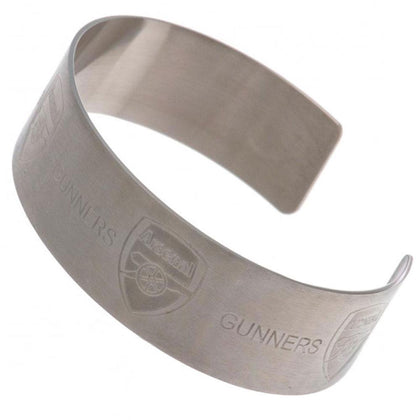 Arsenal FC Stainless Steel Bangle Bracelet Image 1
