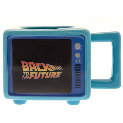 Back To The Future Retro TV Heat Changing 3D Mug Image 1
