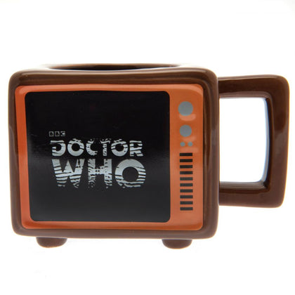 Doctor Who Retro TV Heat Changing 3D Mug Image 1