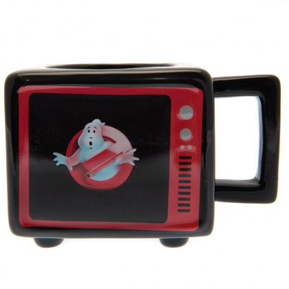 Ghostbusters Retro TV Heat Changing 3D Mug Image 1