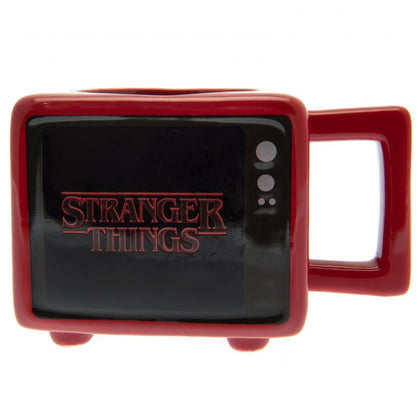 Stranger Things Retro TV Heat Changing 3D Mug Image 1