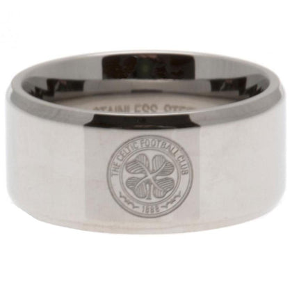 Celtic FC Stainless Steel Band Ring Image 1
