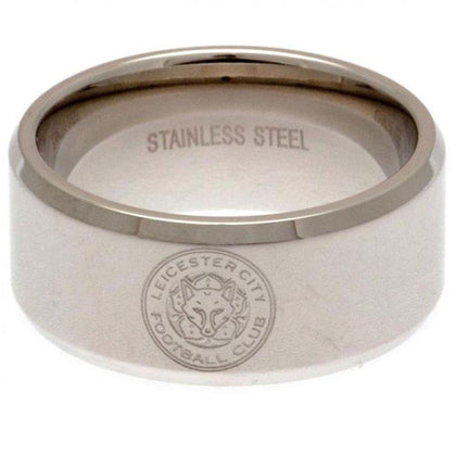 Leicester City FC Stainless Steel Band Ring Image 1