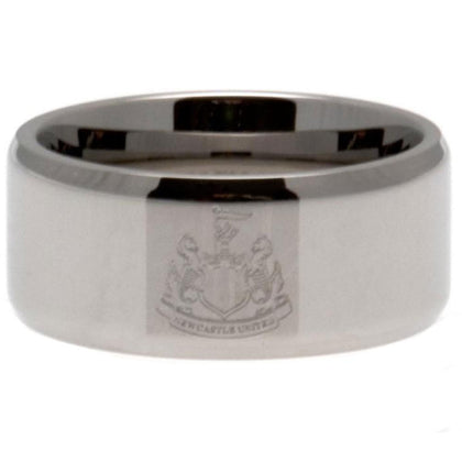 Newcastle United FC Stainless Steel Band Ring Image 1