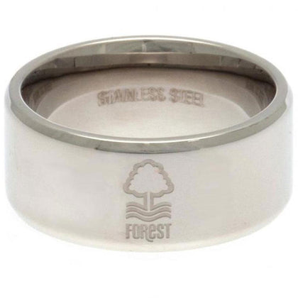 Nottingham Forest FC Stainless Steel Band Ring Image 1