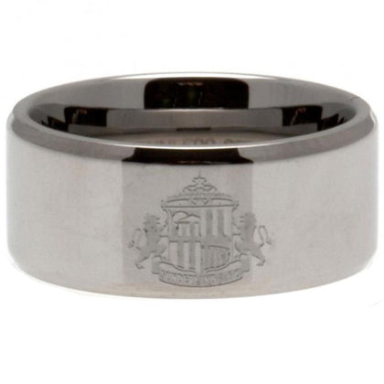 Sunderland AFC Stainless Steel Band Ring Image 1
