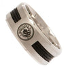 Manchester City FC Stainless Steel Black Inlay Ring Image 2