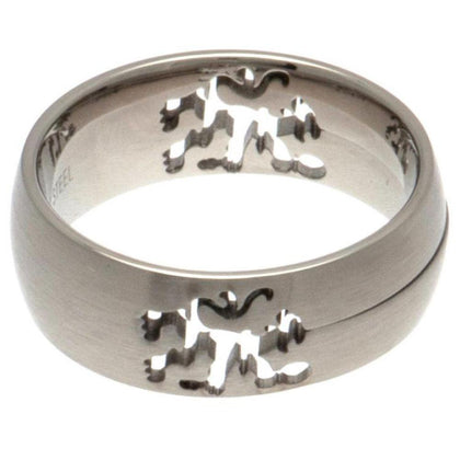 Chelsea FC Stainless Steel Cut Out Ring Image 1