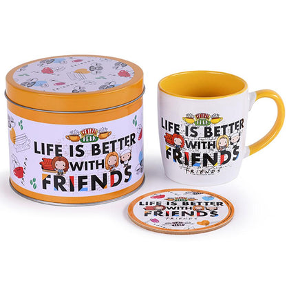 Friends Mug & Coaster Gift Tin Image 1