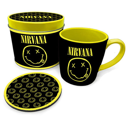 Nirvana Mug & Coaster Gift Tin Image 1