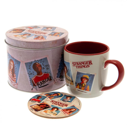 Stranger Things Mug & Coaster Gift Tin Image 1