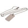 Valencia CF Stainless Steel Engraved Dog Tag & Chain Image 1