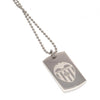Valencia CF Stainless Steel Engraved Dog Tag & Chain Image 2
