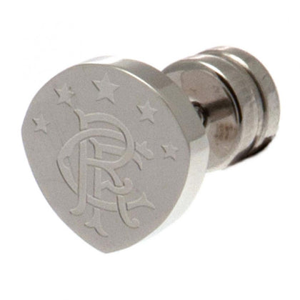 Rangers FC Stainless Steel Cut Out Stud Earring Image 1