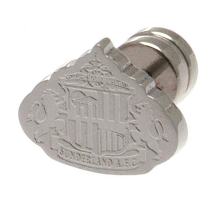 Sunderland AFC Stainless Steel Cut Out Stud Earring Image 1