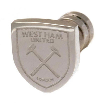 West Ham United FC Stainless Steel Cut Out Stud Earring Image 1