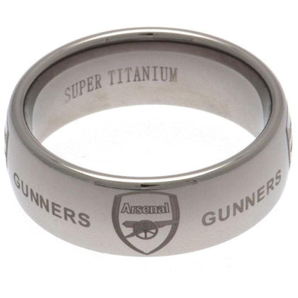 Arsenal FC Super Titanium Ring Image 1