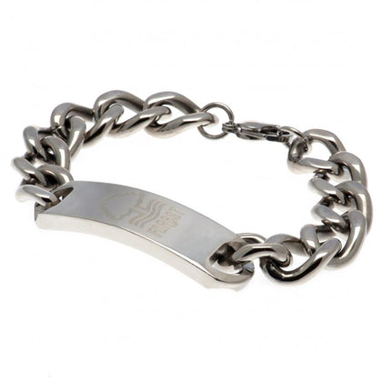 Nottingham Forest FC Stainless Steel Chunky Bracelet Image 1