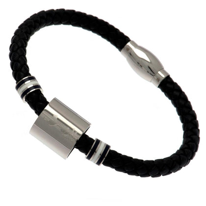 Tottenham Hotspur FC Colour Ring Leather Bracelet Image 1