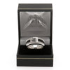 Newcastle United FC Stainless Steel Black Inlay Ring Image 2