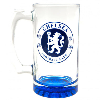 Chelsea FC Stein Glass Tankard Image 1
