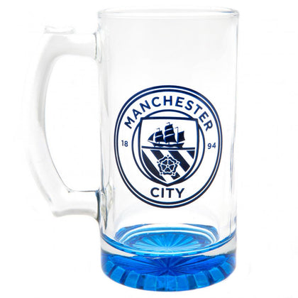 Manchester City FC Stein Glass Tankard Image 1