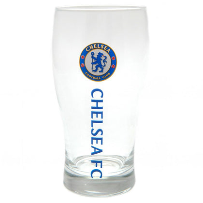 Chelsea FC Tulip Pint Glass Image 1
