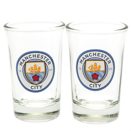 Manchester City FC Shot Glass Set Image 1