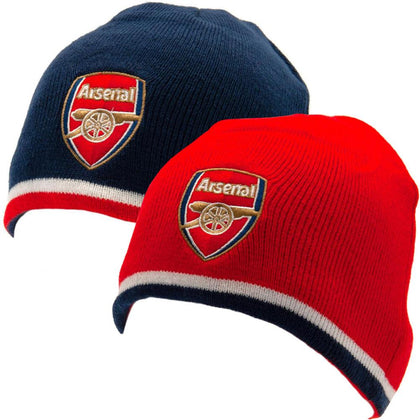Arsenal FC Reversible Beanie Hat Image 1