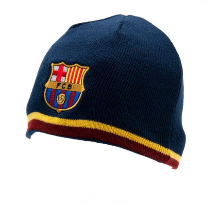 FC Barcelona Reversible Beanie Hat Image 1