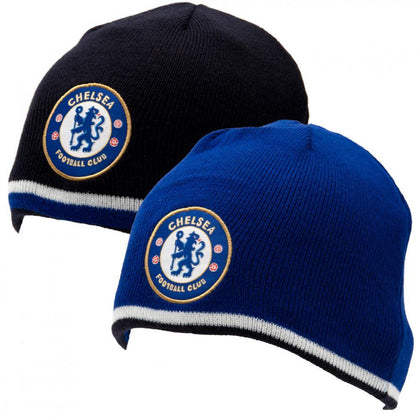 Chelsea FC Reversible Beanie Hat Image 1
