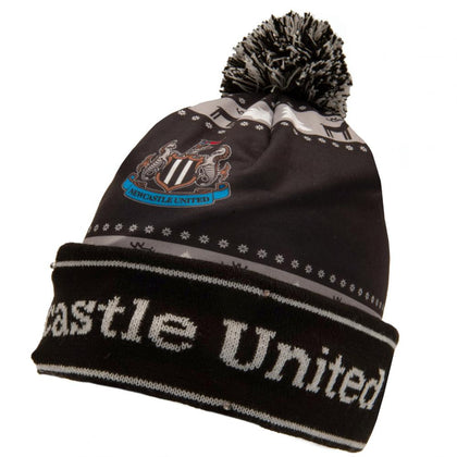 Newcastle United FC LED Christmas Beanie Hat Image 1