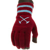 West Ham United FC Touchscreen Knitted Gloves Image 2
