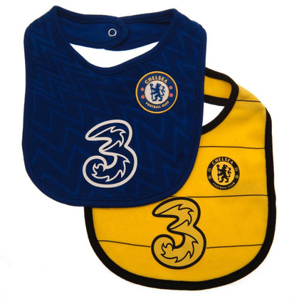 Chelsea FC Baby Feeding Bibs Image 1