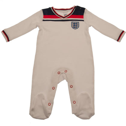 England Retro 1982 Baby Sleepsuit Image 1
