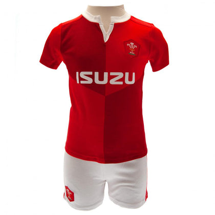 Wales Rugby Union Baby Shirt & Short Set Image 1