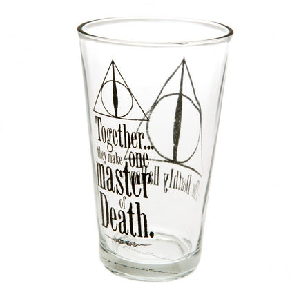 Harry Potter Deathly Hallows Large Glass Image 1