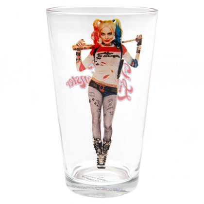 Suicide Squad Harley Quinn Large Glass Image 1
