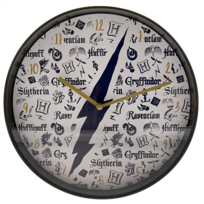 Harry Potter Infographic Wall Clock Image 1