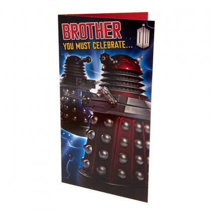 Doctor Who Brother Birthday Card Image 1