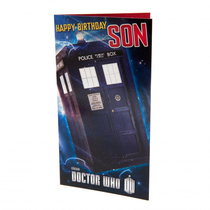 Doctor Who Son Birthday Card Image 1