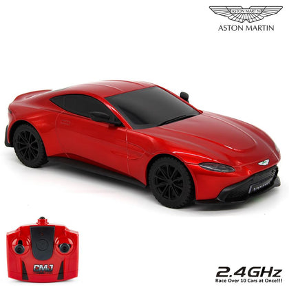 Aston Martin Vantage 1:24 Scale Radio Controlled Car Red Image 1