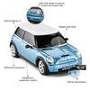 Mini Cooper S 1:24 Scale Blue Radio Controlled Car Image 2