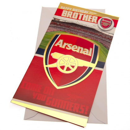 Arsenal FC Brother Birthday Card Image 1