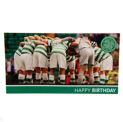Celtic FC Huddle Birthday Card Image 1