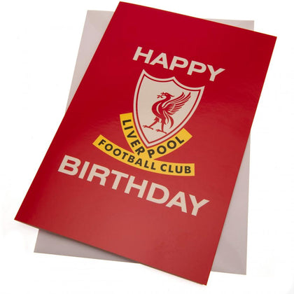Liverpool FC Liverbird Birthday Card Image 1